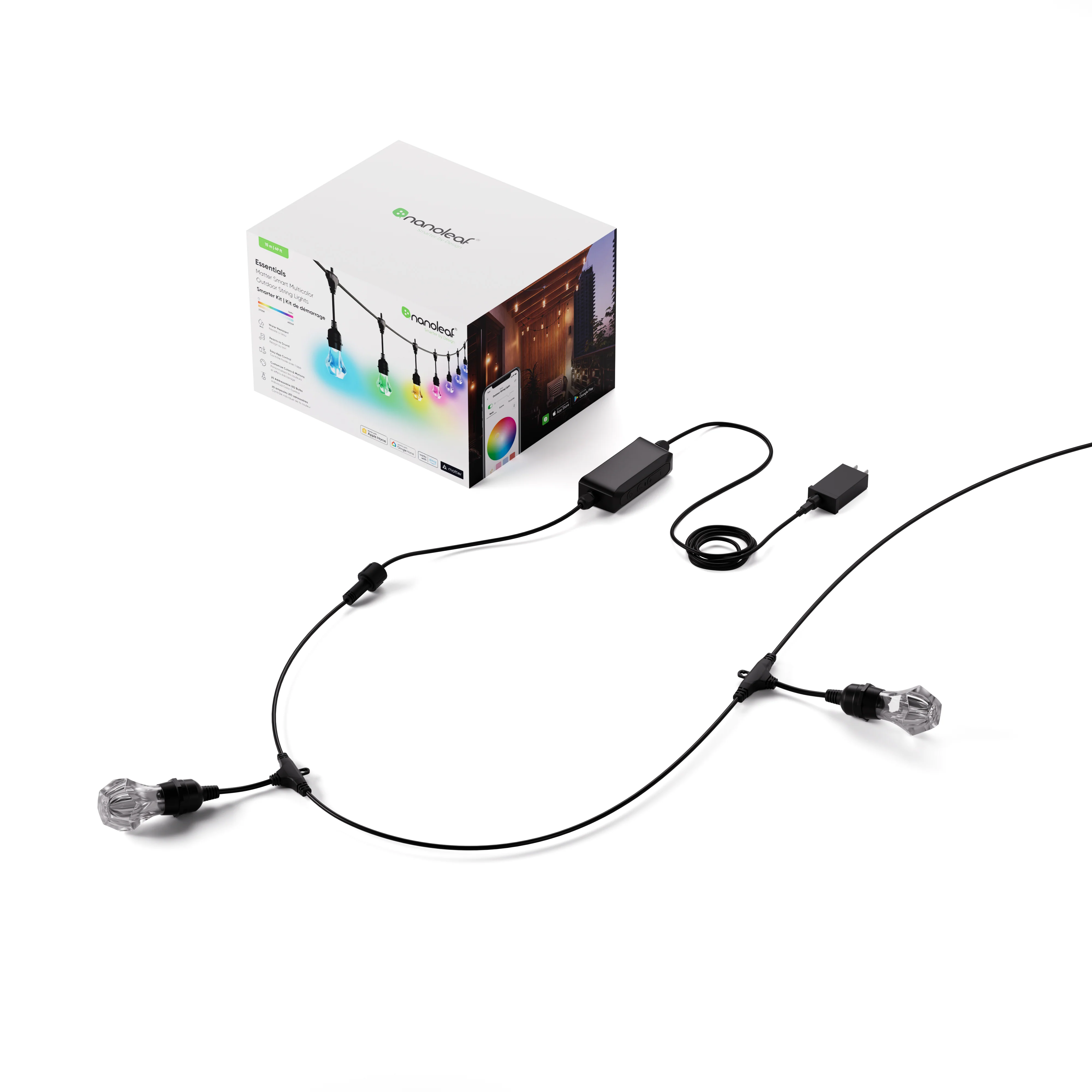 Nanoleaf Smart Multicolor Outdoor String Lights Starter Kits - Image 7