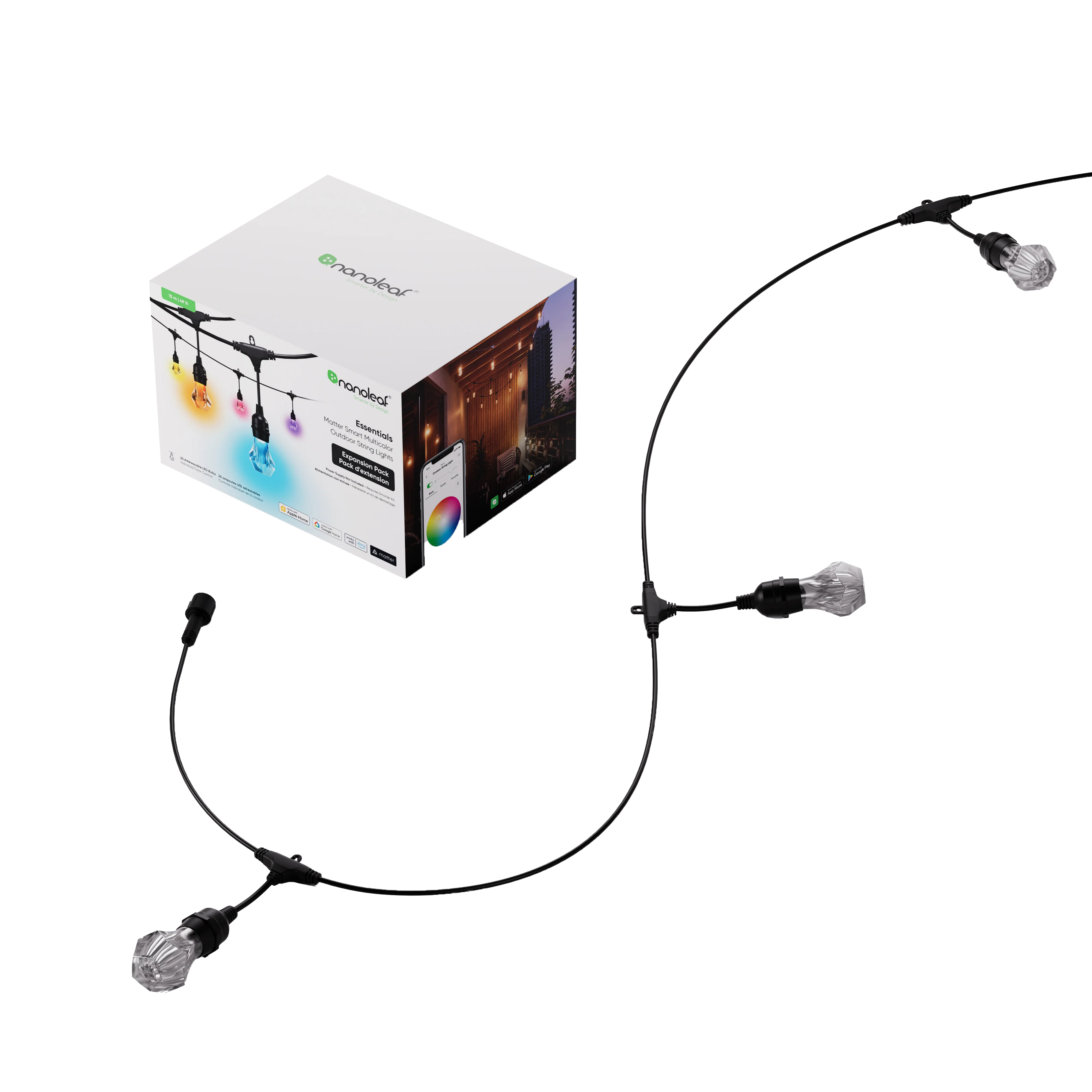 Nanoleaf Outdoor String Lights Expansion Pack - Image 7