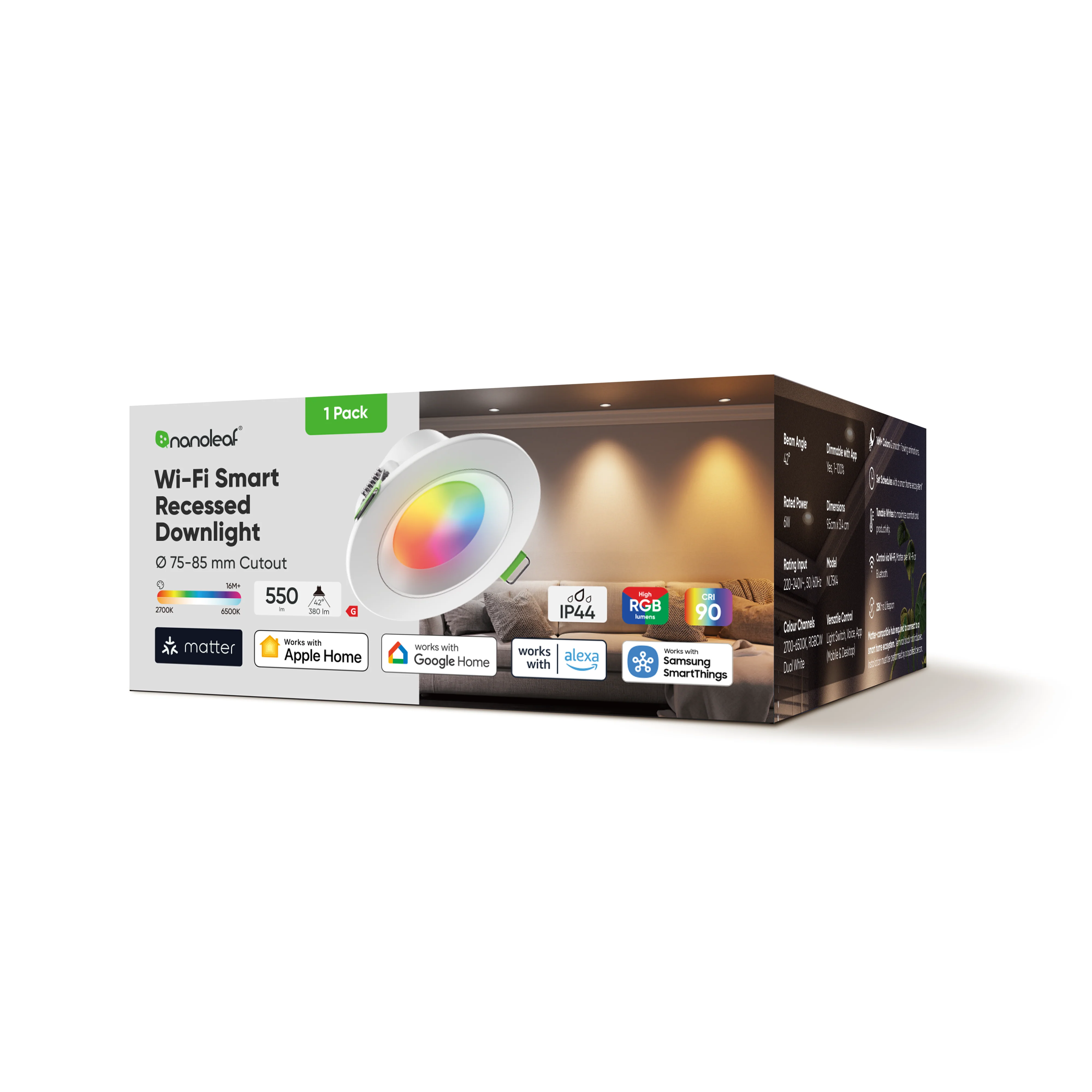 Wi-Fi Matter 3" Recessed Downlight (Each) - Image 3